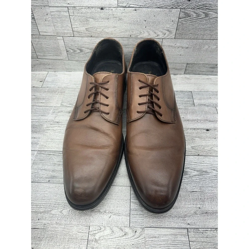 To Boot New York Adam‎ Derrick Oxford Dress Shoes Brown Leather Size 10M